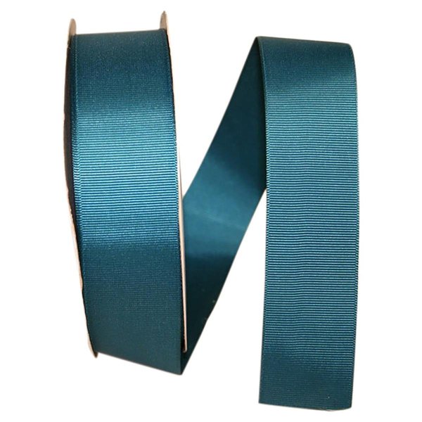 Reliant Ribbon 1.5 in. 50 Yards Grosgrain Style Ribbon, Teal 4900-916-09K